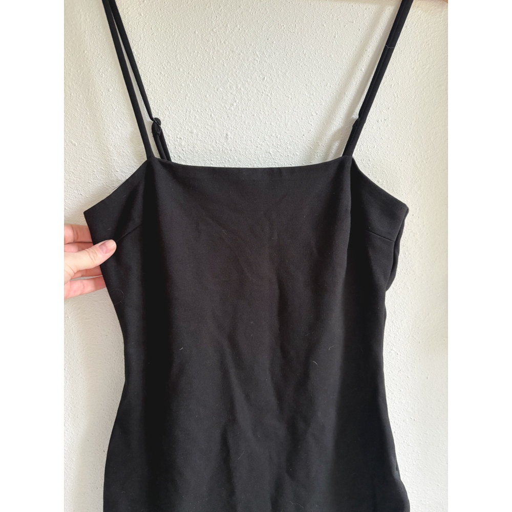 Lulus Paulina Black Bodycon Midi Dress Size Medium - Picture 4 of 7